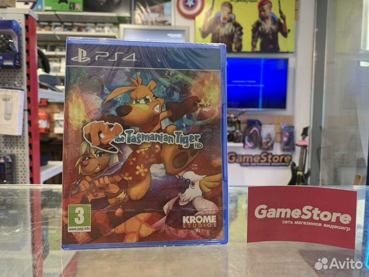 Ty The Tasmanian Tiger HD PS4 (новый)