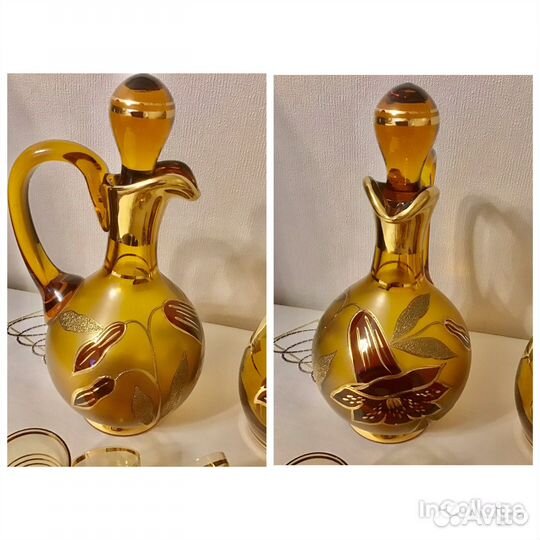 Графин штоф стопки Богемия