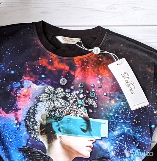 Лонгслив для девочки, 134,140 Deloras