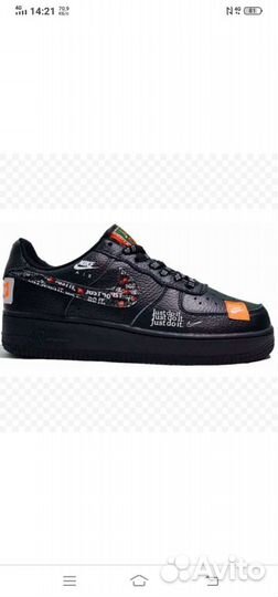 Кроссовки nike air force 1 just do it