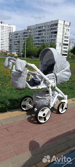 Коляска Adamex Monte Carbon 2 in 1