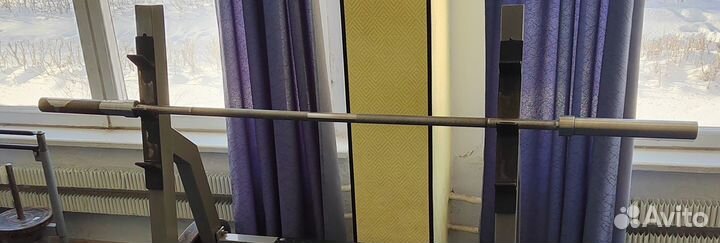 Гриф олимпийский 20 кг и блины