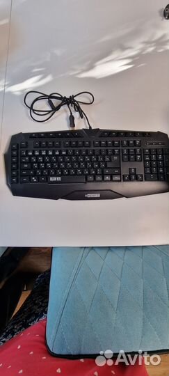 Игровая клавиатура Qumo Expert Black USB