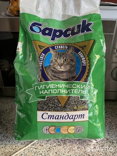 Наполнитель для кошачьего лотка 