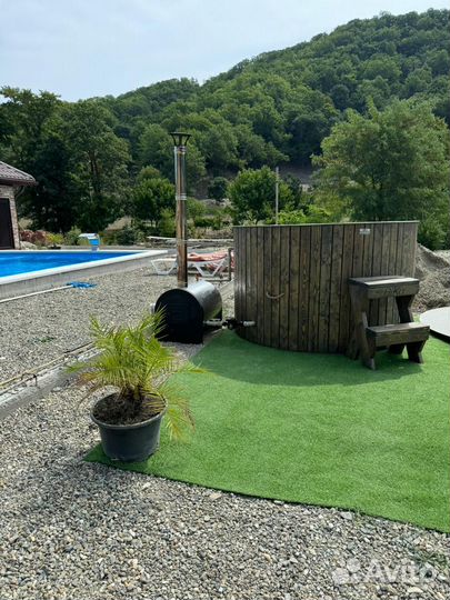 Банный чан купель с подогревом