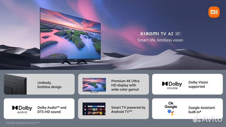 Xiaomi 55 Mi TV A2 SMART TV 4K