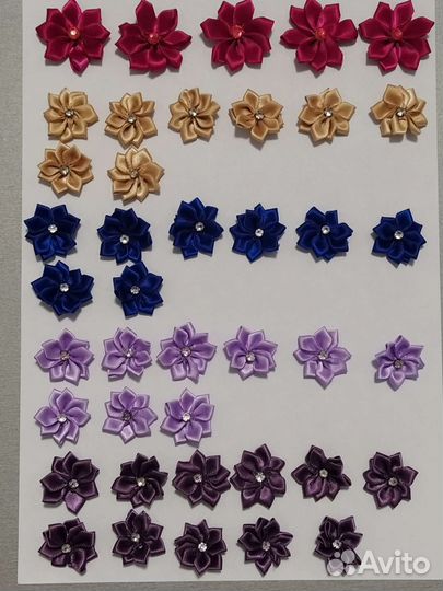 Цветы из ткани для декора и творчества