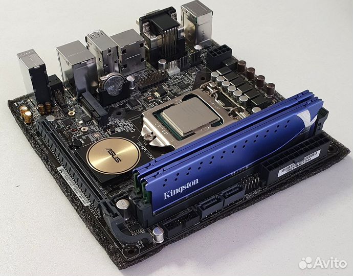 Комплект Mini-ITX Asus H97i-plus/i5-4670/8gb ddr3