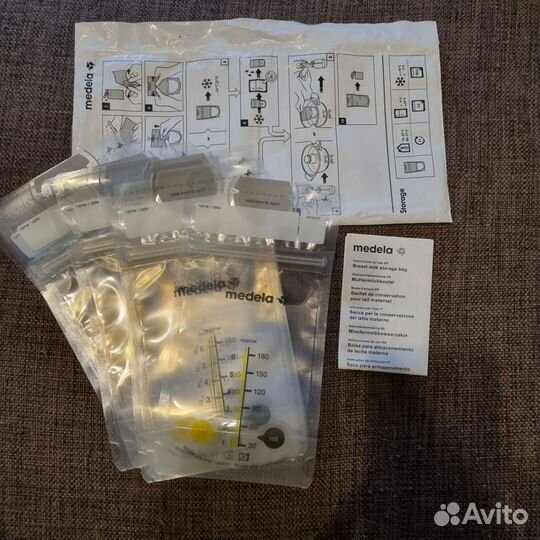 Пакеты для грудного молока medela
