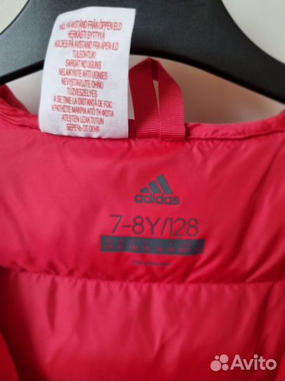 Куртка утепленная adidas 7-8 лет, рост 128