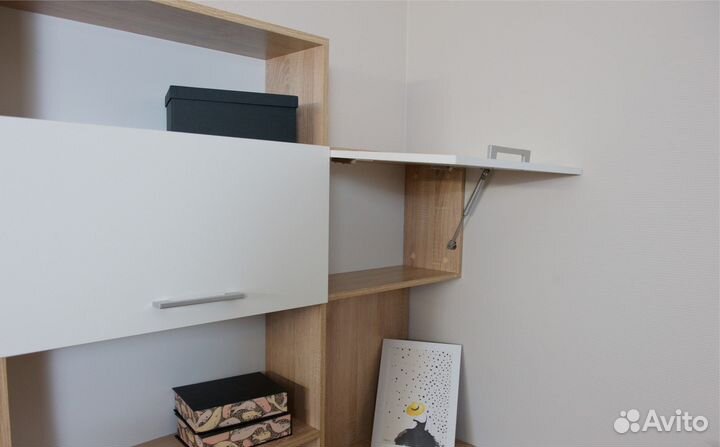 Стол письменный Гарвард угловой с надставкой левый