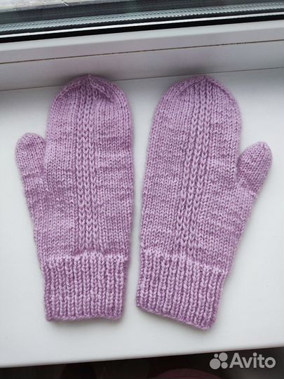 Варежки зимние женские