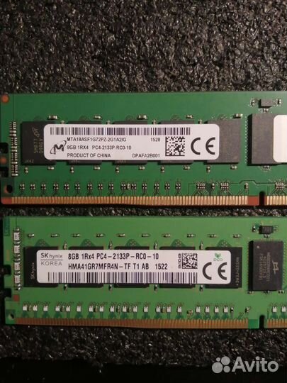 Серверная память RDimm DDR4 ECC REG 8, 16gb