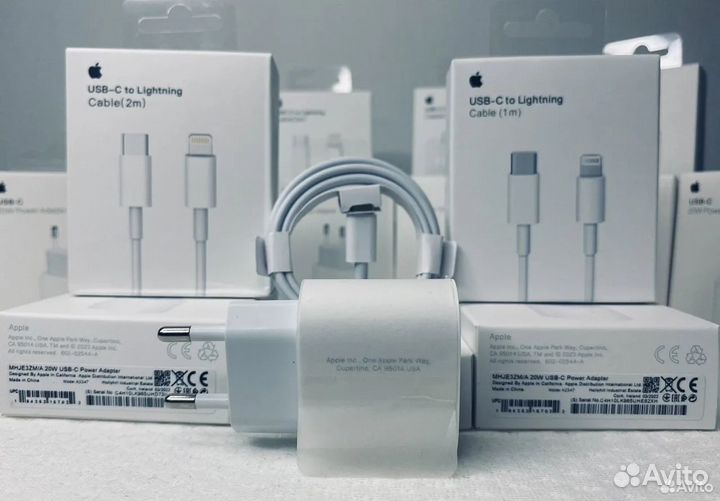 Быстрая зарядка Apple на iPhone(Адаптеры, кабели)