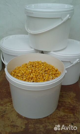Кукуруза ферментированная и горох. 10литров