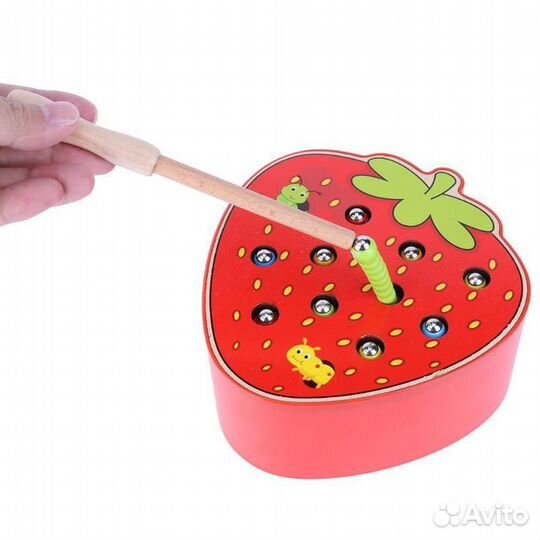 Магнитная игра Поймай червячка