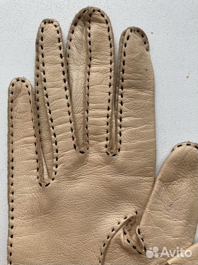 Перчатки антикварные кожа