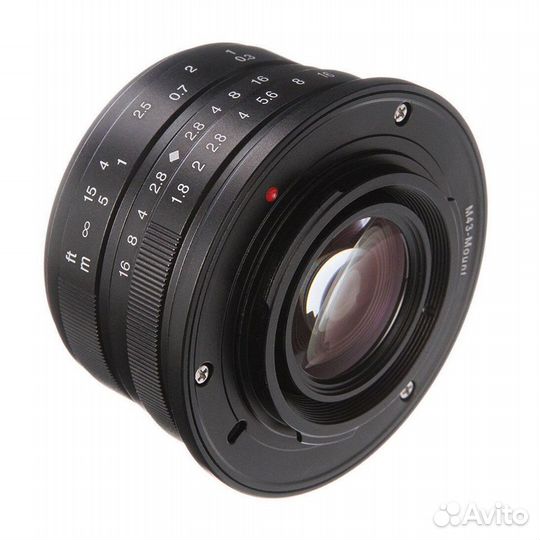 Объектив 7artisans 25mm F1.8 micro 4/3, черный