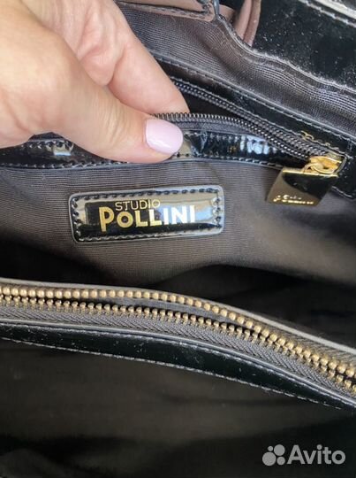 Сумка кожаная Pollini
