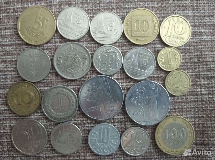 Монеты и боны для обмена