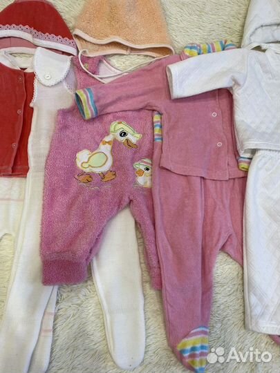 Теплая одежда для новорожденного