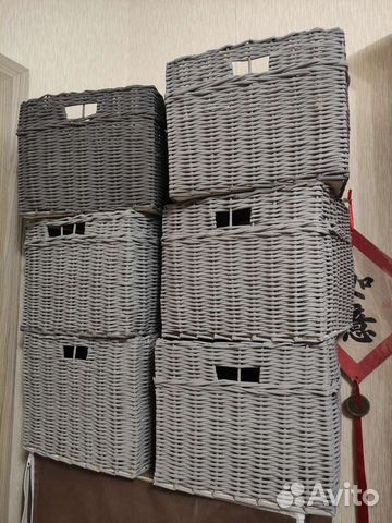 Корзинки из бумажной лозы