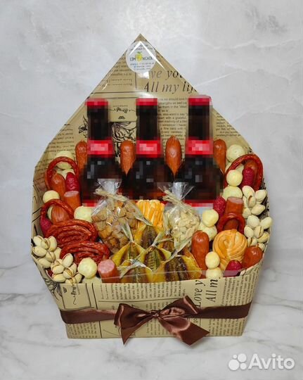 Съедобные букеты для мужчин