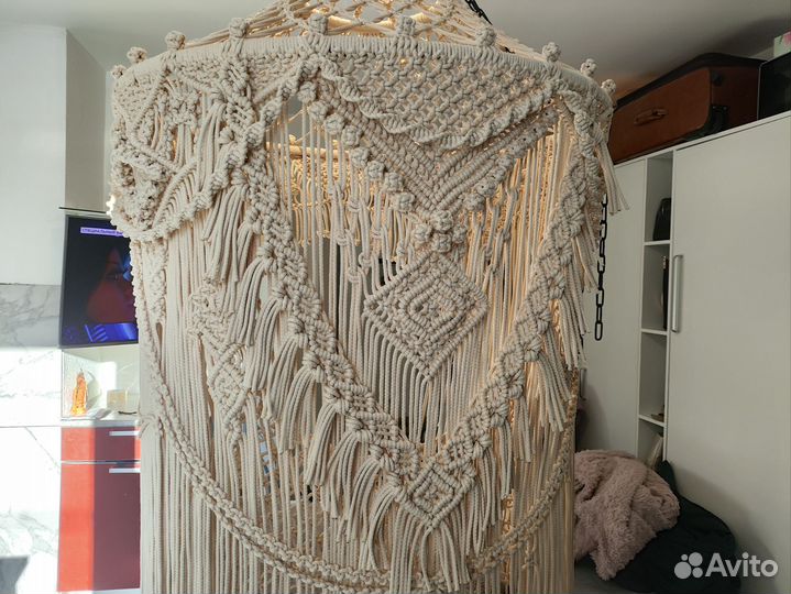 Подвесное кресло,ручной работы, новое