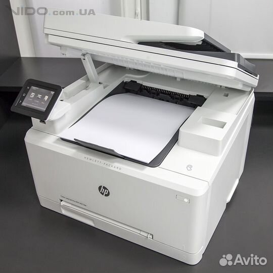 Цветное лазерное мфу HP 277n сетевой гарантия