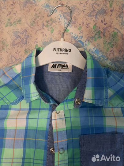 Рубашка для мальчика р. 140