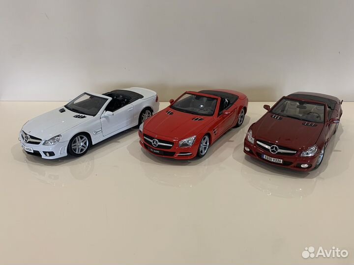 Модели mercedes 1/18