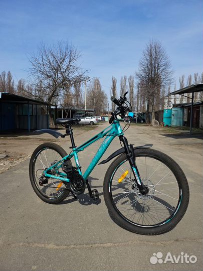 Велосипед подростковый алюминиевый 24 бу