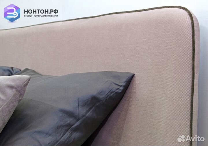 Кровать Миа светло-розовая