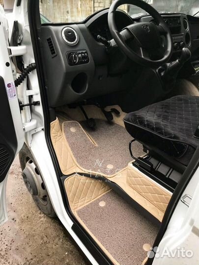 3D коврики из экокожи для ГАЗель Next