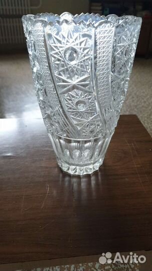 Ваза для цветов хрусталь СССР