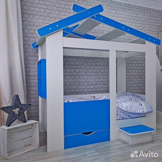 Кровать домик детская