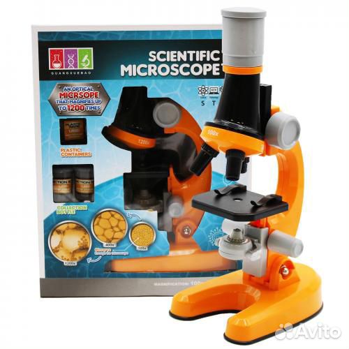 Детский микроскоп Scientific Microscope 1200X
