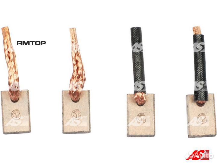 AS SB5007 Щетка генератора/стартера 4 шт. hyundai