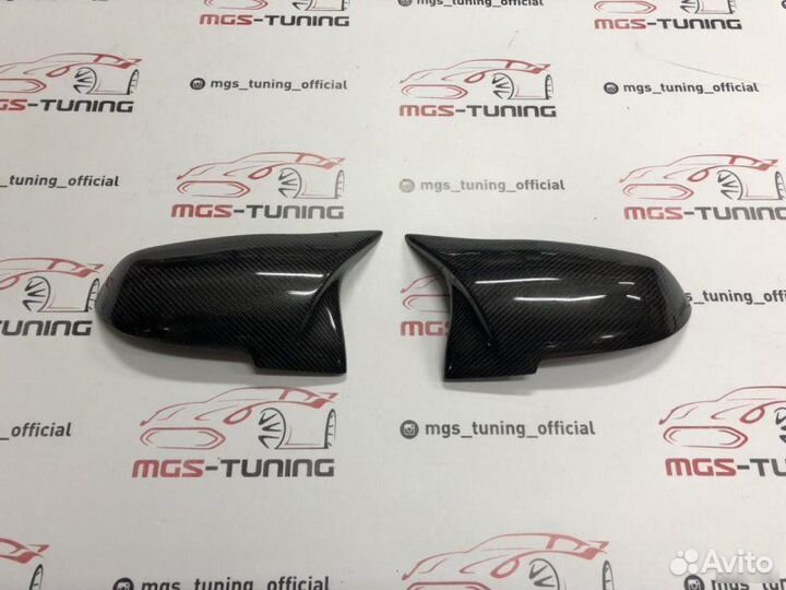 Накладки на зеркала (крышки) М3 на BMW F30 карбон