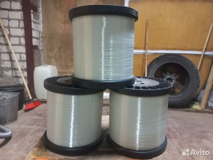 Леска рыболовная в бобинах