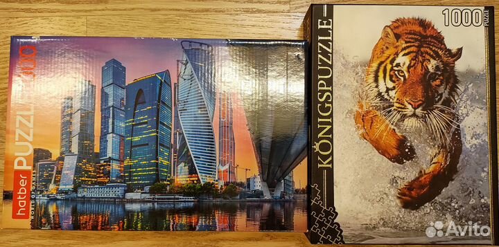 Пазлы на 160-1000 деталей