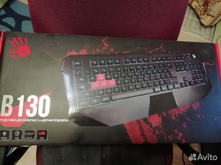 Клавиатура проводная A4Tech Bloody B130