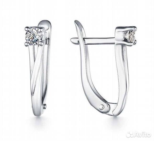Серьги серебро 925
