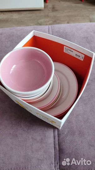 Посудка детская икеа