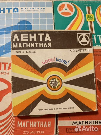 Магнитная лента с записью