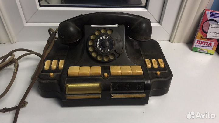 Старинный телефон кд-6 коммутатор