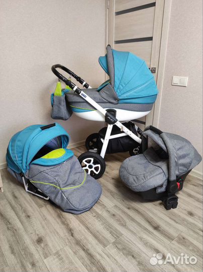 Коляска adamex alex 3 в 1