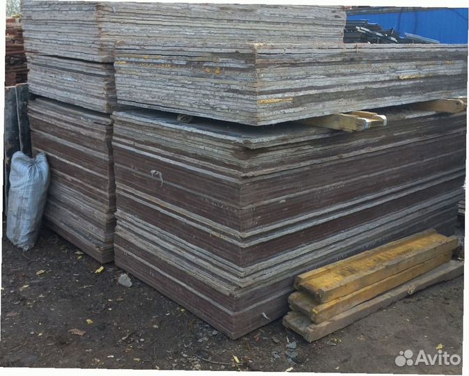 Фанера ламинированная б/у