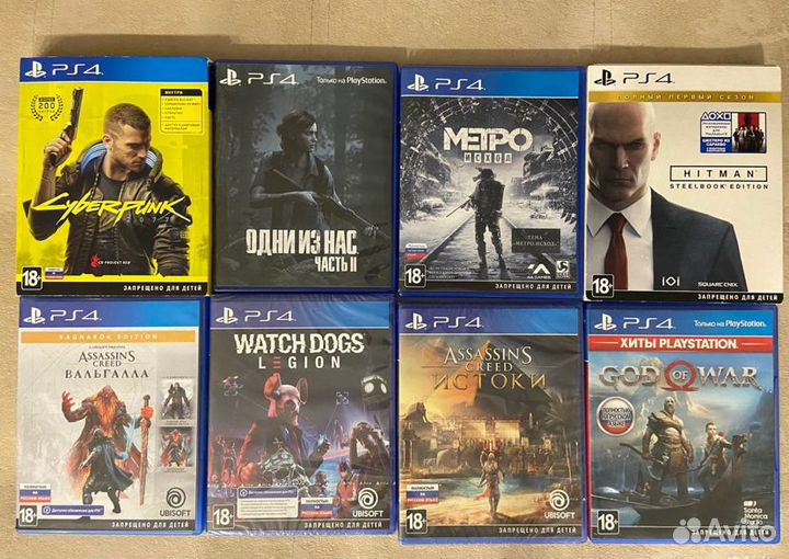 Игры ps4 Cyberpunk Metro Одни из нас 2 Ragnarek