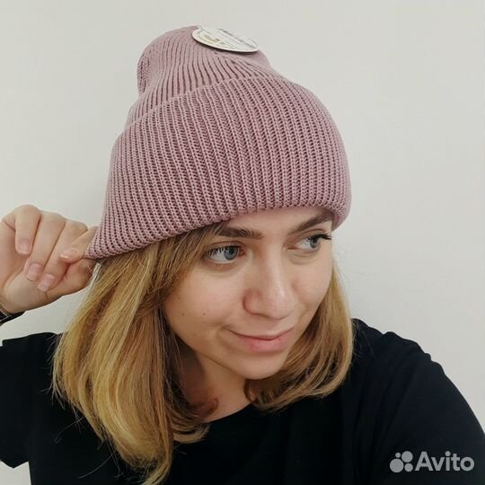 Шапка бини вязаная AF